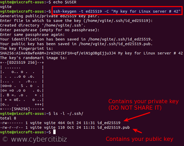 Ubuntu 18.04 Ssh Key Generate